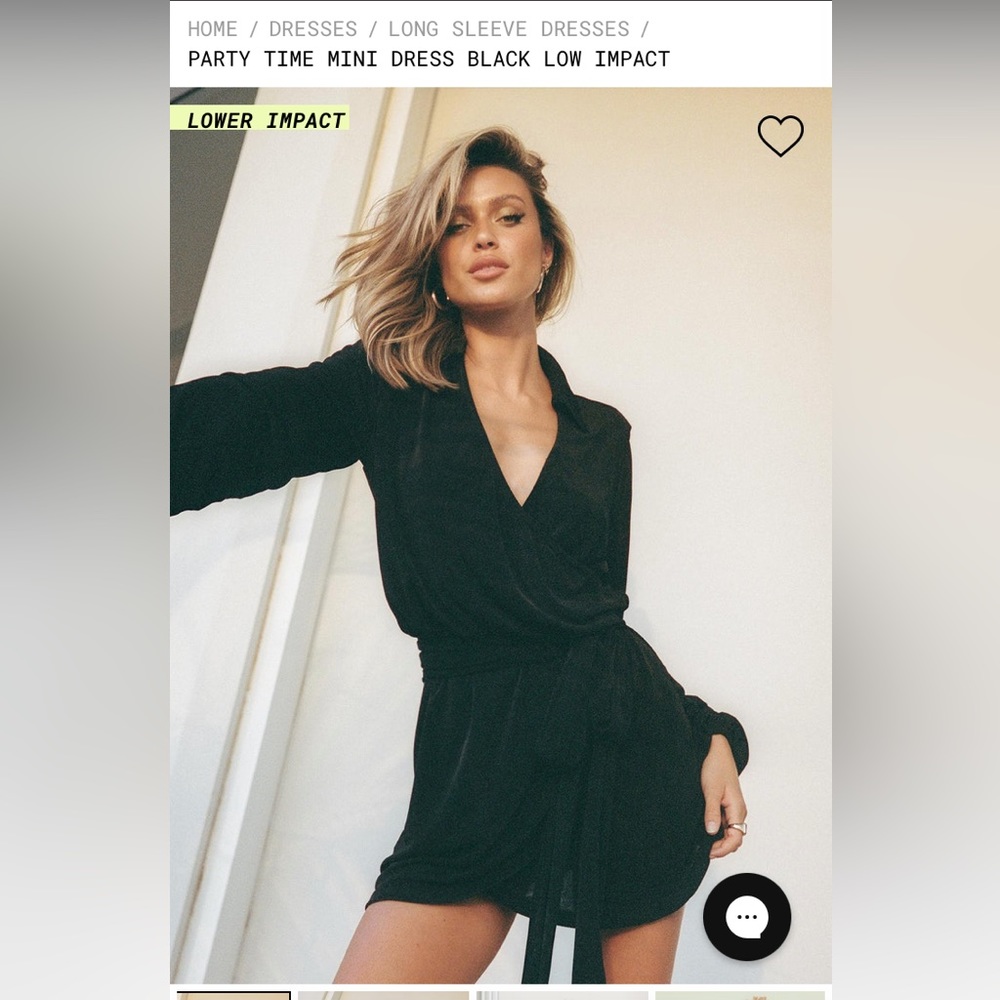 Princess Polly Party Time Dress Black